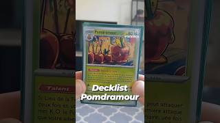 Decklist Pomdramour pokemon jccpokemon pokemontcg pokemoncards deckprofile [upl. by Ycnan]