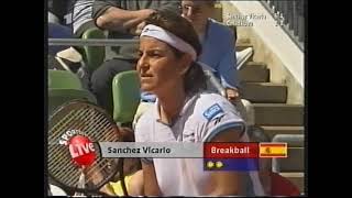 2001 Hamburg Last 16 SanchezVicario vs Chladkova [upl. by Lyndsey822]