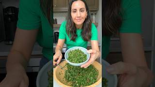 Lebanese Tabbouleh Salad  FeelGoodFoodie [upl. by Ahsikram]