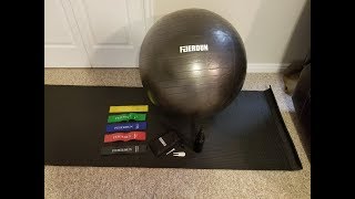 FEIERDUN Exercise Ball  Anti Burst Tested yoga ball [upl. by Hussar]