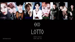 EXO  Lotto K Ver Türkçe Çeviri RomHanTRRenk Kodlu [upl. by Atteselrahc656]