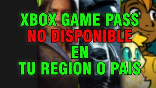 SOLUCION Xbox Game Pass no disponible en tu region o pais  20202021 [upl. by Nichy]