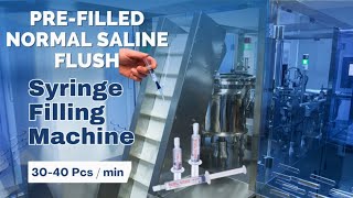 How to produce Normal Saline Flush Syringe [upl. by Aizan]