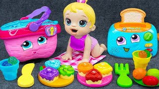 95 Minutes Satisfying with Unboxing Kitchen Playset Leapfrog Picnic Set ASMR  Lana Review Toys [upl. by Hurlow]