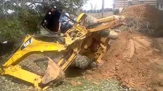 backhoe flip [upl. by Eyanaj]