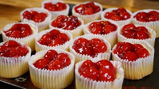 Mini Cheesecakes  Simple Dessert [upl. by Annayak]