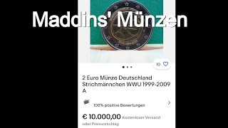 Die 2 Euro Münze ist 10000 Wert Vorsicht [upl. by Eynobe]