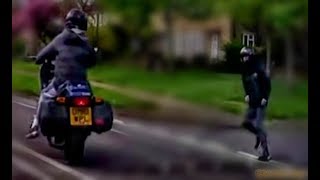 SUSPECTED MOPED THIEF HIT AND RUN [upl. by Ellatsirhc468]