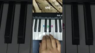 Играй как профи Только три ноты  Обучение игры на пианино piano pianotutorial [upl. by Schultz]