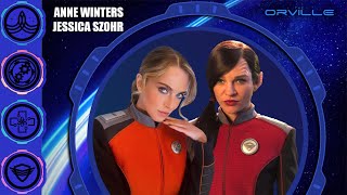 INSIDE THE ORVILLE  Anne Winters amp Jessica Szohr [upl. by Onileba]