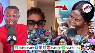 afia schwarzenegger ìnsùlts ante naa of oyerepa fm on yaw sarpong wife case [upl. by Enautna]