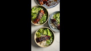 Teriyaki Salmon Bowls [upl. by Anaher]