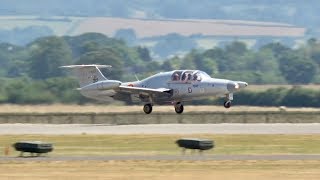 Morane Saulnier MS760 Paris I Armor Aero Passion French Navy arrival at RNAS Yeovilton Air Day 2018 [upl. by Akcir]