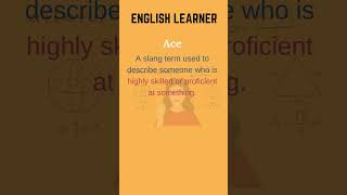 English Word  Ace  Meaning With An Example englishwords english ace [upl. by Schnorr]