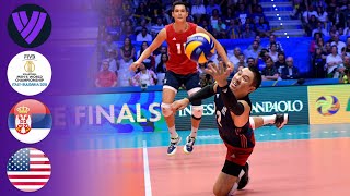 Serbia 🆚 USA Full Bronze Medal Match  Men’s World Champs 2018 [upl. by Breanne]