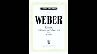 Weber  Concerto n 1 for Clarinet and Piano  3  Rondo  Allegretto [upl. by Uird]