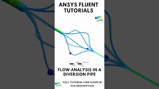 Ansys Fluent Tutorials Diversion Pipe Flow Heat Transfer  ANSYS Fluent Tutorials  TUTOR ansys [upl. by Nadroj]