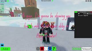 How to add Fly Tool into your obby in Obby Creator Roblox [upl. by Noelopan306]