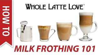 Milk Frothing for Beginners [upl. by Naillig]