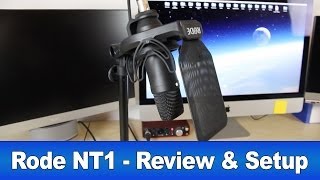 Rode NT1 Mikrofon  Review amp Setup [upl. by Htrow641]