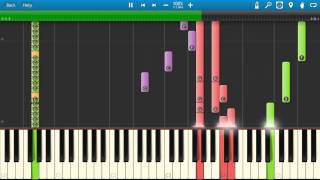 Erasure  A Little Respect Piano Tutorial  How to play  Synthesia Cover [upl. by Humpage793]