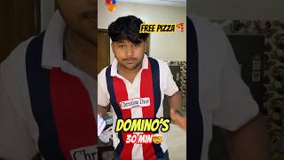 Dominos pizza free after 30 min 🤯 shorts challenge [upl. by Reginauld552]