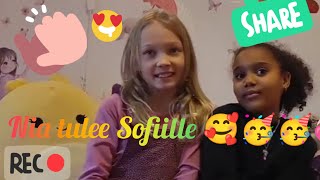 SofiiSevon bestfriend kyläily kaveri Nia tulee Sofiille 💞💞💞💖💖💖 [upl. by Lehet583]