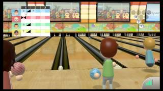 Wii Sports Club initial start and online bowling [upl. by Hadnama]