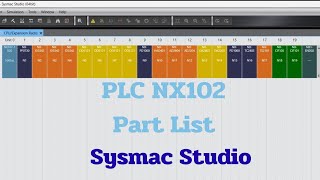 จัดสเปค PLC NX102 Part List Sysmac Studio Sysmac Studio [upl. by Ahsikan]