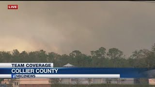 Danger to Collier Co grows as Picayune Strand fire swells to 10251 acres [upl. by Yaakov]