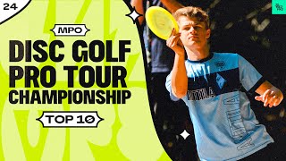 TOP 10 MPO Shots from the 2024 Disc Golf Pro Tour Championship  Jomez Disc Golf [upl. by Edmee]