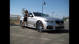 2018 BMW 540i with M Sport Package  20quot M Wheels  Rhodonite Silver  BMW Review [upl. by Gassman]