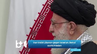 Iran treibt Libanon gegen Israel an Beirut sucht Frieden Hisbollah bombardiert Basen [upl. by Alakcim]