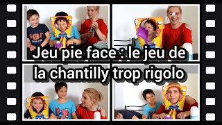 challenge pie face avec mes fils le jeu de la chantilly trop rigolo [upl. by Makell]