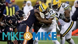 Was the Bears celebrated hit on Davante Adams too much  Mike and Mike  ESPN [upl. by Burl926]