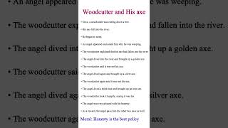 Woodcutter and his axe story in English [upl. by Anitsirk]