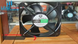 Review Quạt ORIX MR20060AC 220VAC 200x200x60mm [upl. by Baggott57]