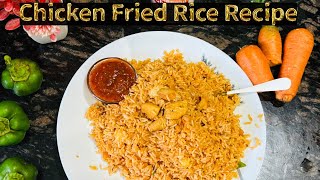 Quick Chicken Fried Rice Recipe in just 5 mins  Leftover Rice Recipe at home 🍽️ [upl. by Flanders]