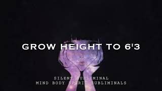 Instant Growth Spurt Height 63quot  Subliminal Silent [upl. by Ttelrats903]