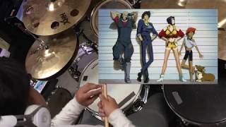 Cowboy Bebop OST  Too Good Too Bad Jazz Drum Cover [upl. by Roybn]