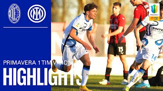 MILAN 12 INTER  U19 HIGHLIGHTS  CAMPIONATO PRIMAVERA 1 TIM ⚽⚫🔵 [upl. by Gonick]