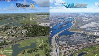 Airport Scenery FSX vs FS2020  Microsoft Flight Simulator 2020 [upl. by Debi120]