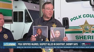 Polk County deputies hurt suspect killed in shootout [upl. by Hasina]