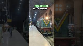 Shunting locomotive RGE20 at Lahore Junction train pakrailz steamengine railway indianrailways [upl. by Yanaton]