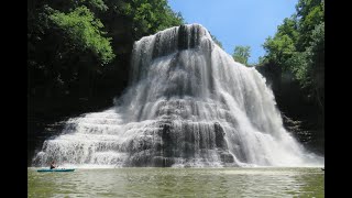 Burgess Falls Kayak Trip plus Fancher Falls [upl. by Donahue]