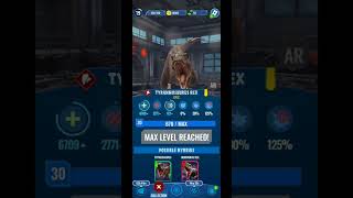 Jurassic world alive TRex level 30 🦖🦖🦖 [upl. by Eidda]