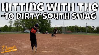 Hitting with the 2021 Dirty South Swag  10 USSSA Baseball Bat Review [upl. by Aleira921]