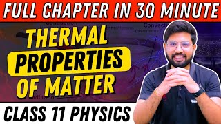 Thermal Properties of Matter Revision OneShot  Chapter 11 Class 11 Physics  CBSE JEE NEET Revision [upl. by Trebreh]