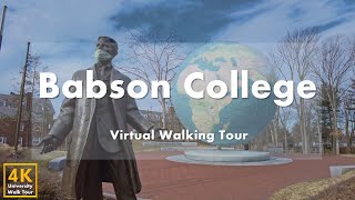 Babson College  Virtual Walking Tour 4k 60fps [upl. by Ynnel]