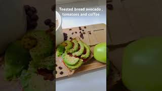 toasted brown bread tomatoes avocado [upl. by Nydnarb890]